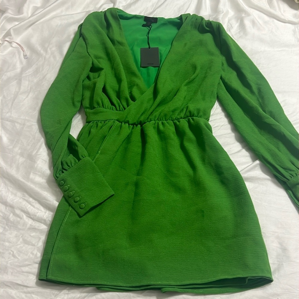 NBD Dress Revolve green dress mini dress size XXS green dress revolve New tags